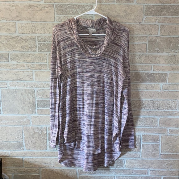 Knox Rose Sweaters - ✅Knox Rose Long Sleeve Cowl Neck Sweater with high low hem